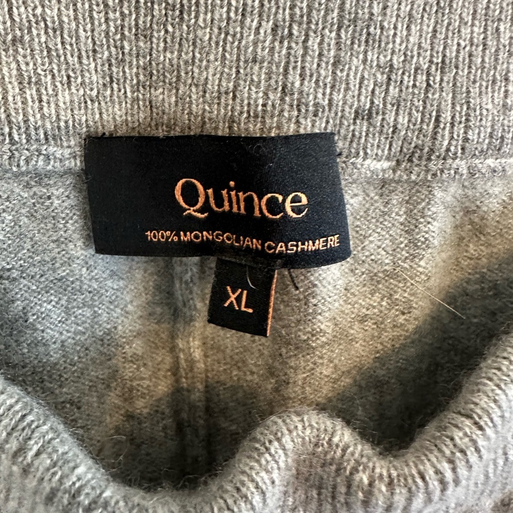 Quince Mongolian Cashmere Straight Leg Pants Size XL - Picture 6 of 6